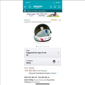 Helmet reserved for Ali